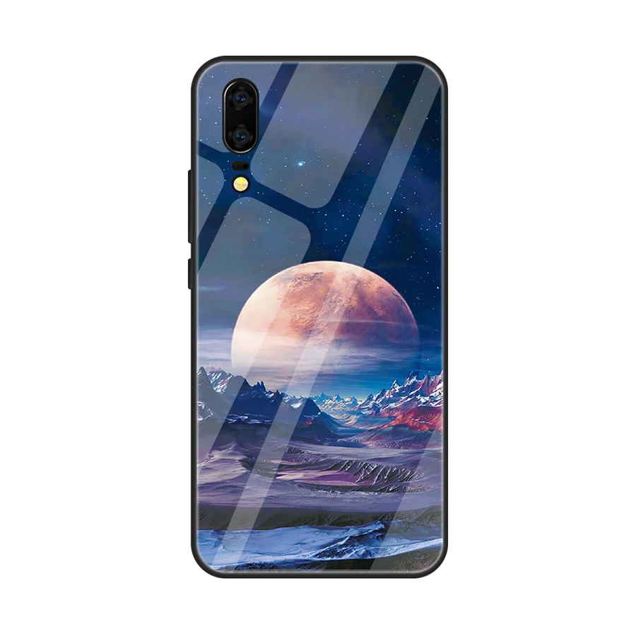 YW02 Чехол из закаленного стекла IQD TPU для huawei mate P20 P30 Pro mate 20 10 Lite mate 20 Pro, жесткий чехол на заднюю панель, защитный чехол - Цвет: YW02
