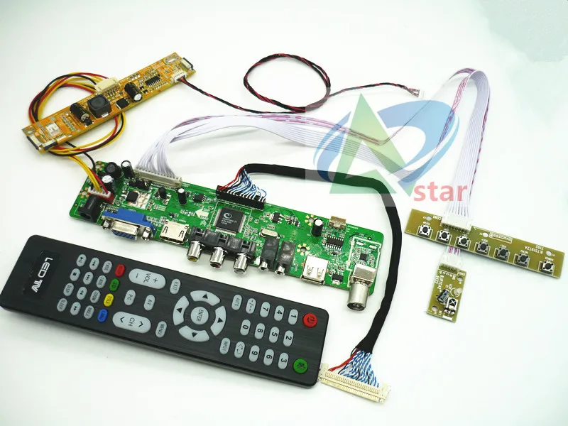 Плата драйвера для ЖК телевизора TV + HDMI VGA AV USB AUDIO 20 дюймов M200O3 LA3 1600*900 плата