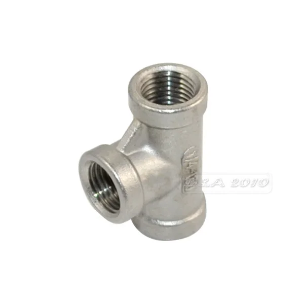 MEGAIRON 1/8 &quot 2&quot тройник 3 Way F/F фитинги для труб с резьбой из нержавеющей стали