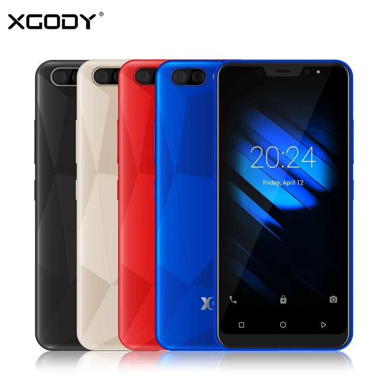XGODY X27 3g смартфон разблокировка лица Android 9 0 5 дюймов мобильный телефон 1 ГБ 16 MTK6580