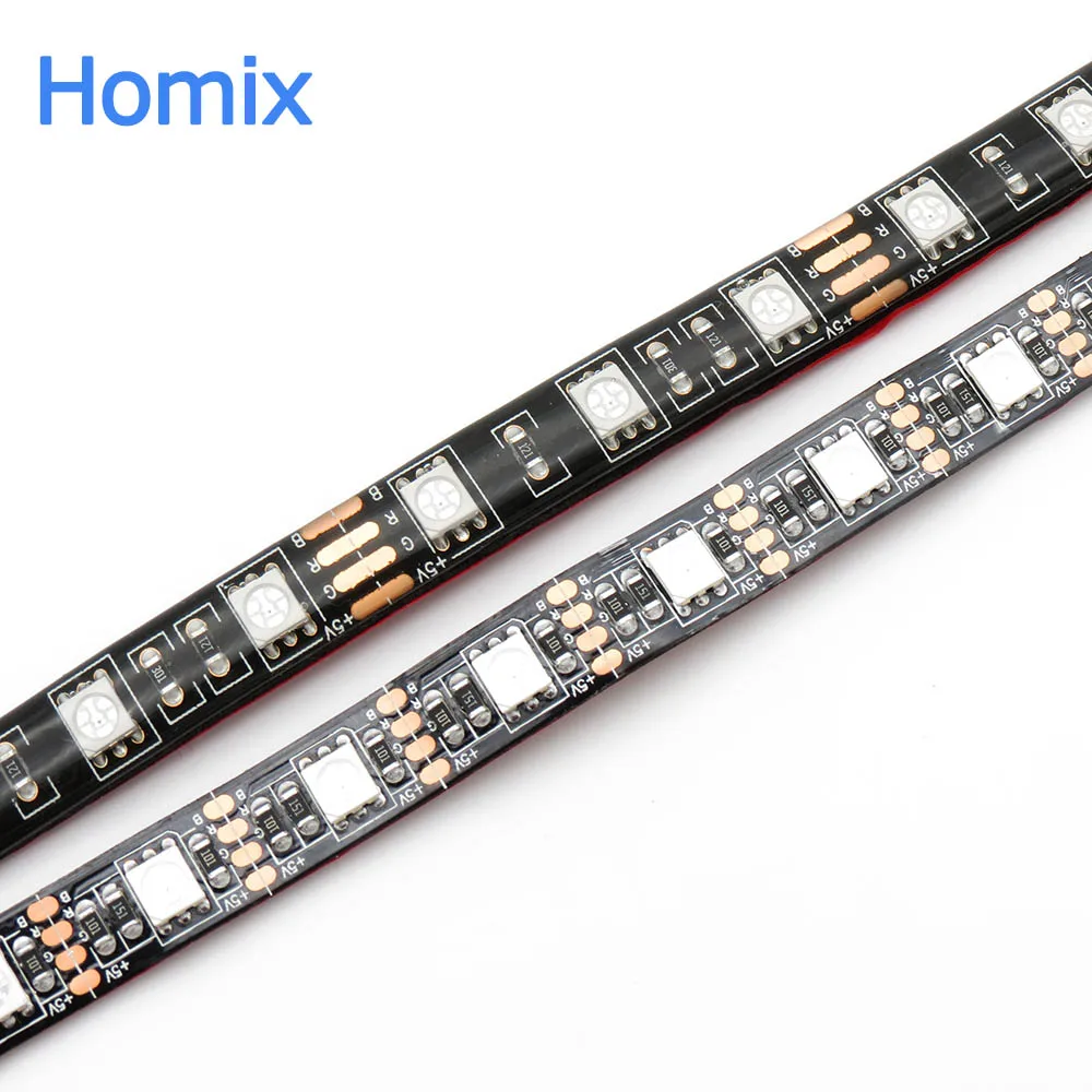 Лента светодиодная RGB SMD 5050 1/2/3/4/5 м 5 в пост. Тока|usb rgb led strip|led strip smdrgb |