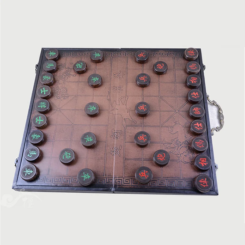BSTFAMLY китайские шахматы Rosewood Fold 32 шт./компл. старая игра Go Xiang Qi международные шашки