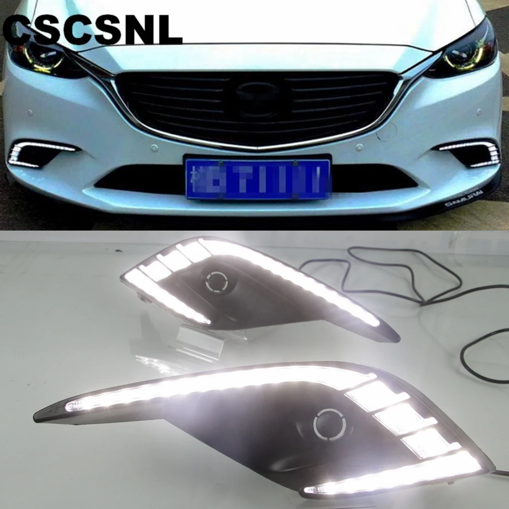 CSCSNL 2 шт. светодиодный для Mazda 6 Atenza 2016 2017 2018 дневные ходовые огни светильник DRL