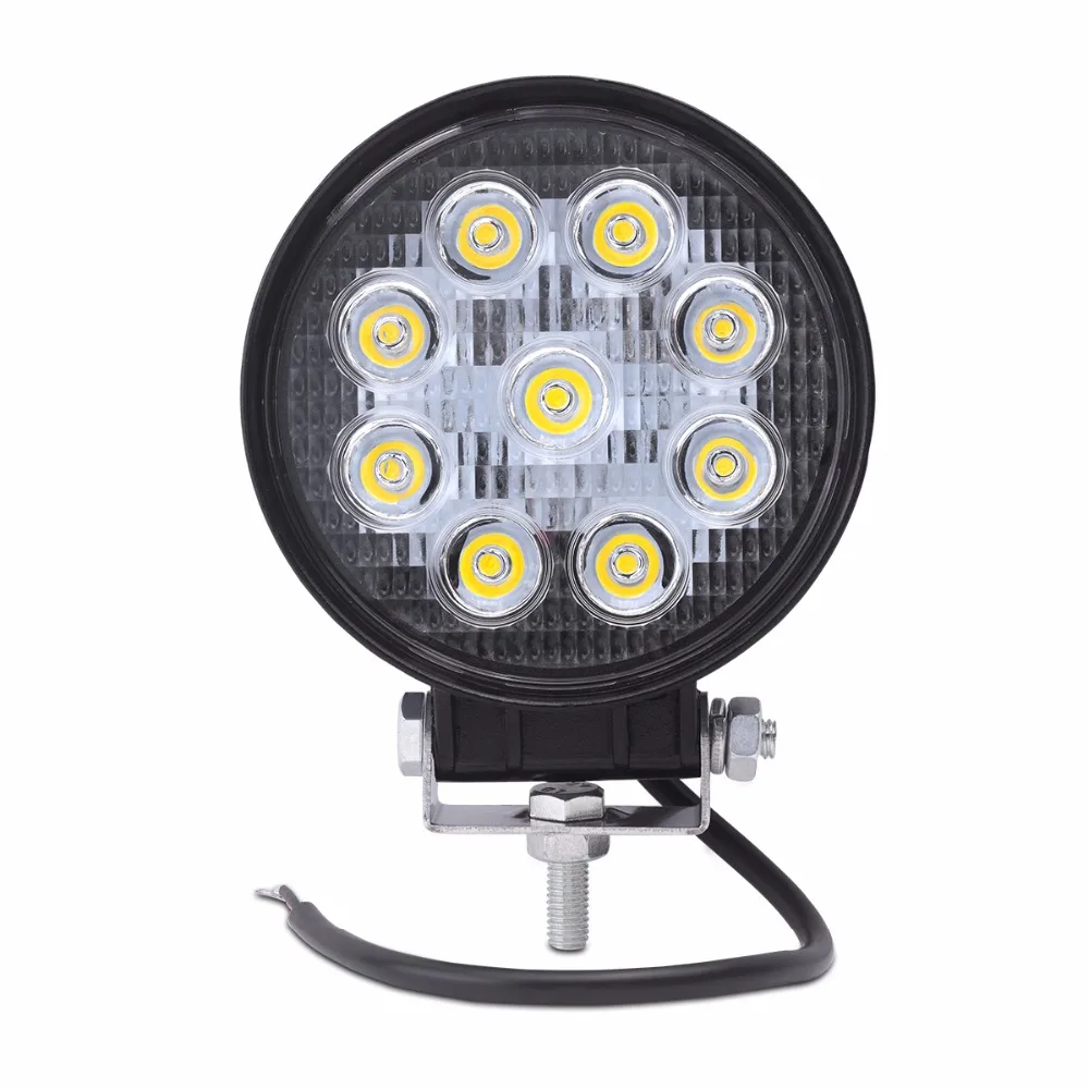 2X 27w светодиодный рабочий светильник 12v для трактора 24V внедорожный 4X4 ATV Лодка bumber