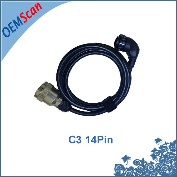 Оптовая Лучшая Звезда C3 пять кабелей OBD II 16pin RS232 к RS485 14pin кабель 4pin 38pin для ЗВЕЗДЫ |