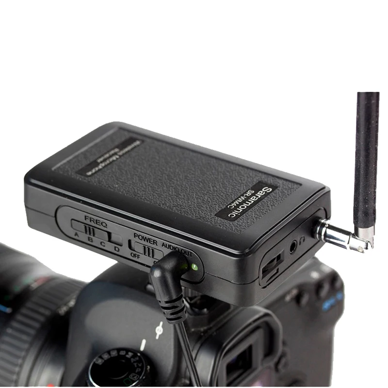 Saramonic SR-WM4C Lavalier беспроводной микрофон для Canon Nikon Sony DSLR камер Panasonic Видеокамера GoPro