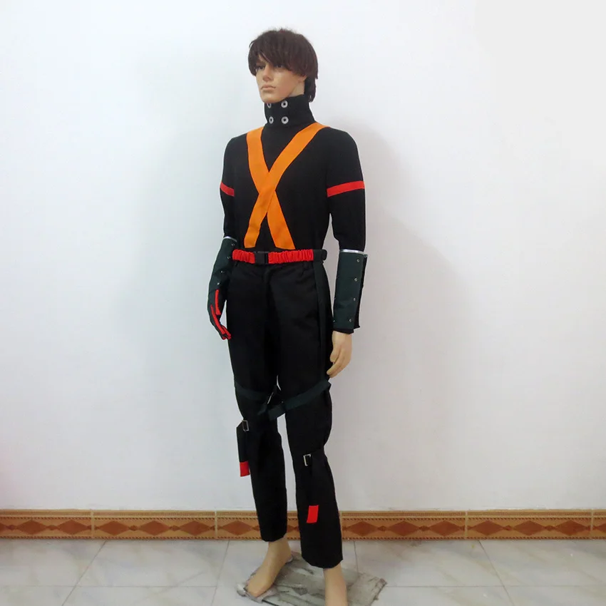 My Hero academic Boku no Bakugou Katsuki Cos костюм для костюмированной вечеринки на Рождество