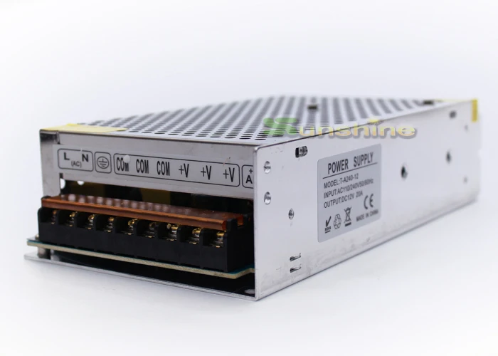 112V 20A 240W выключатель с одним выходом питания вход для светодиодной ленты камера