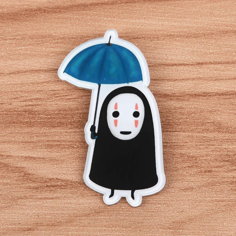 FFFPIN японская аниме брошь Мультфильм Монета без лица Мужской значок Miyazaki Hayao Spirited