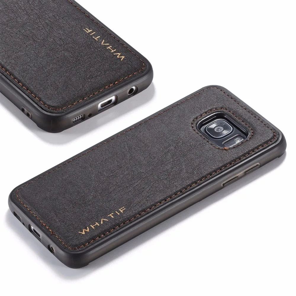 DIY крафт-бумага чехол для телефона Samsung Galaxy S7 S7edge чехлы с ремешком на запястье 5