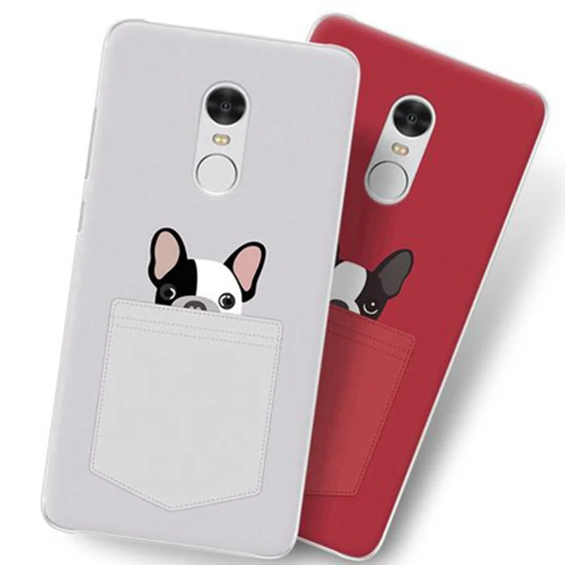 2 шт. чехол для xiaomi redmi Note 4X с милым мультяшным рисунком Жесткий Чехол 4 X чехлы