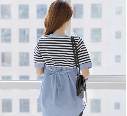 

Breastfeeding Feeding Maternity photography Cotton Shirt Dress Pregnancy Tops Nursing Maternity Clothes for Pregnant Women Dress