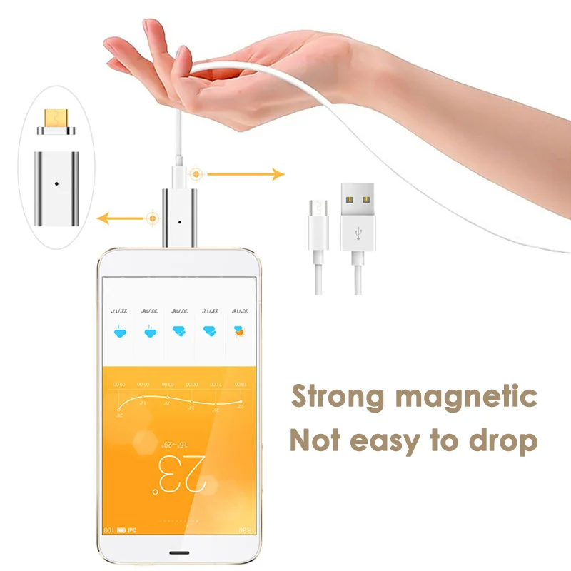Магнитный адаптер Overfly магнитное зарядное устройство конвертер Micro USB зарядный