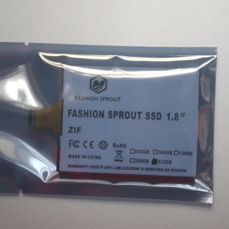 512GB only no case Для iPod classic 7.5th 2.0.5 ver 512GB 1," Стандартный SSD чип с заменой на чехол для MK1634GAL на classic 7.5th только - Цвет: 512GB only no case