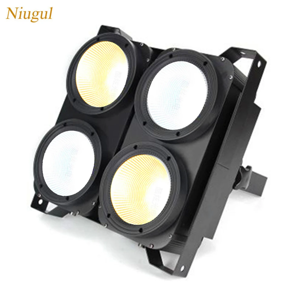4x100 Вт LED COB свет DMX сценический эффект освещения Par холодный + теплый белый 400