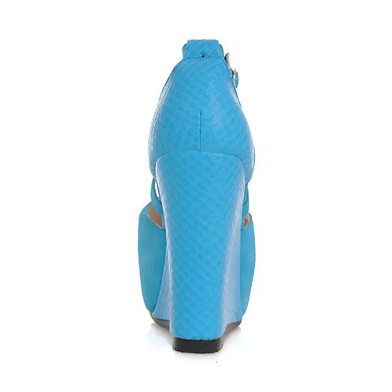 Sexy Open Toe Cross Strap Platform High Heels Sandals Fashion Ankle Strap Wedges Gladiator Sandals Ladies Summer Wedges Shoes