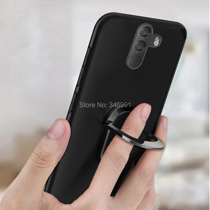 DOOGEE BL12000 Funda Для DOOGEE BL 12000 чехол 6," мягкий черный силиконовый магнитный автомобильный держатель кольцо чехол Для DOOGEE BL12000 чехол s