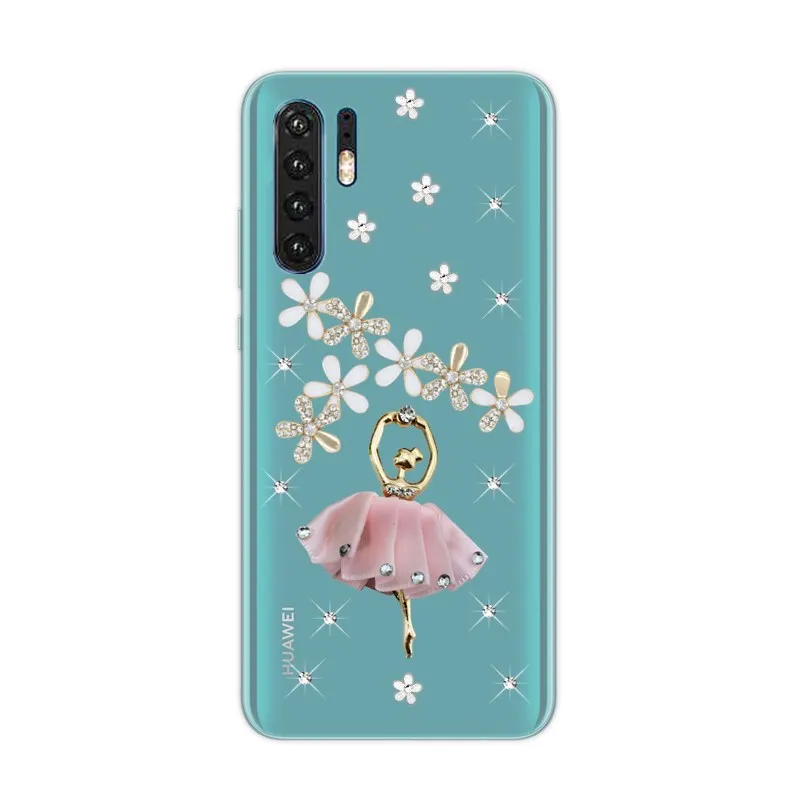 Чехол для телефона Huawei P30 pro Honor 9 lite 8A 8C прозрачный балетный чехол задняя крышка P20