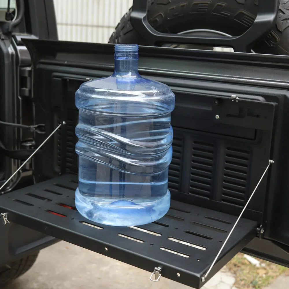 Задние стойки для Jeep Wrangler JL 2018 2019 Металлическая Автомобильная багажная дверь