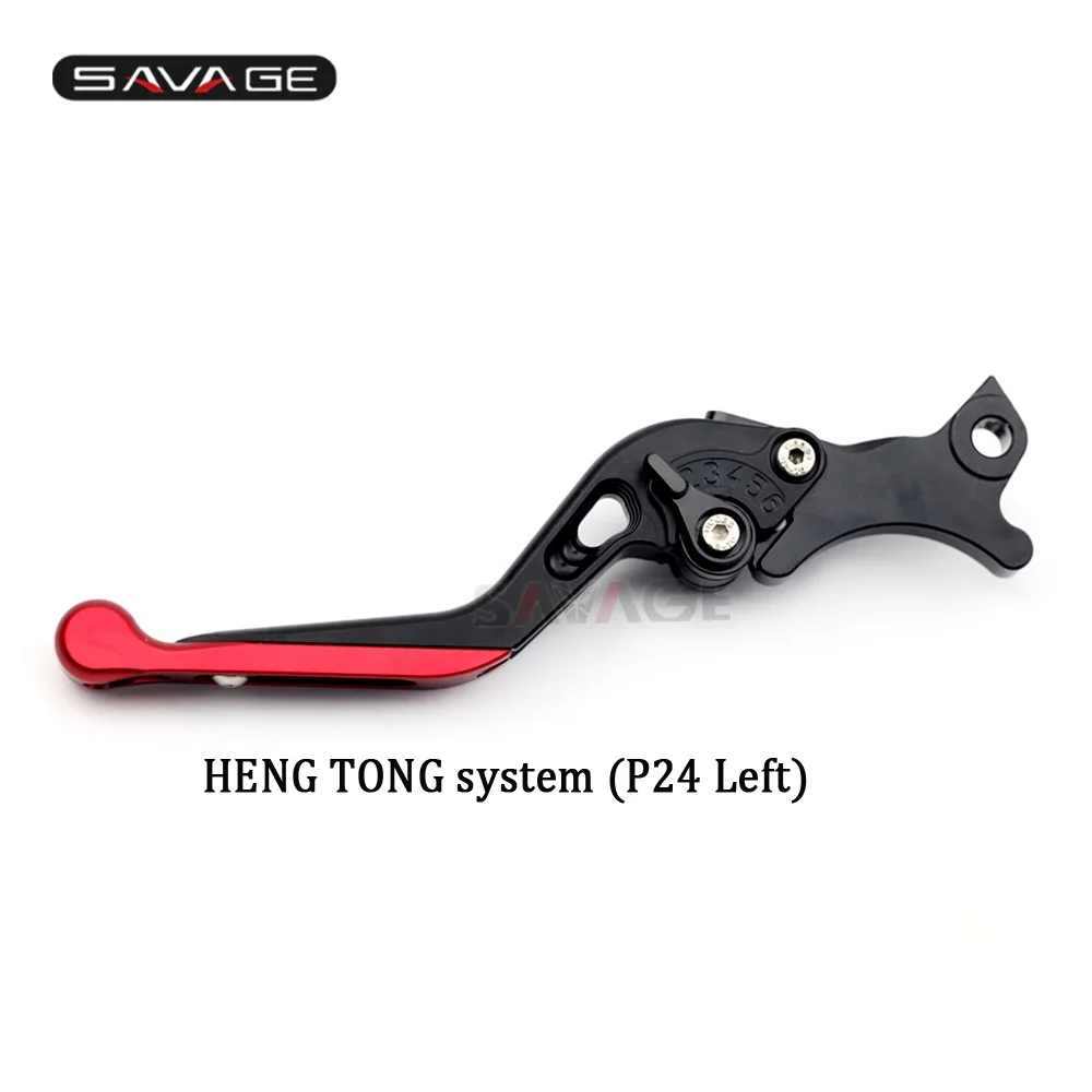 Heng Tong P24 Left Вправо/влево тормозные рукоятки для Piaggio MP3 125 250 300 500 400/Touring/MIC/Yourban/LT Выдвижная интимные аксессуары ЧПУ Регулируемый рычаг - Color: Heng Tong P24 Left