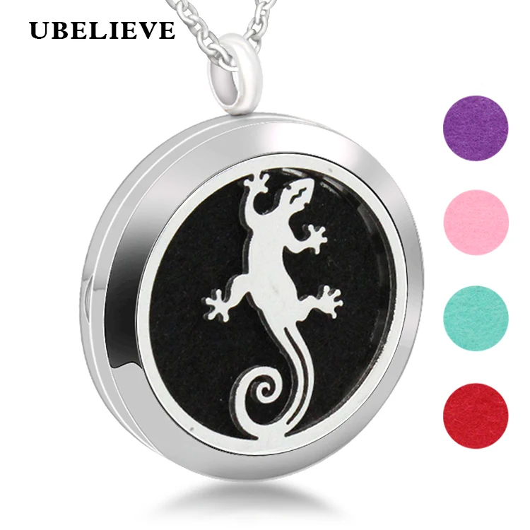 Ювелирные изделия с эфирным маслом 30 мм аромадиффузор ожерелье кулон духи медальон с 6 коврики для ПК Прямая поставка