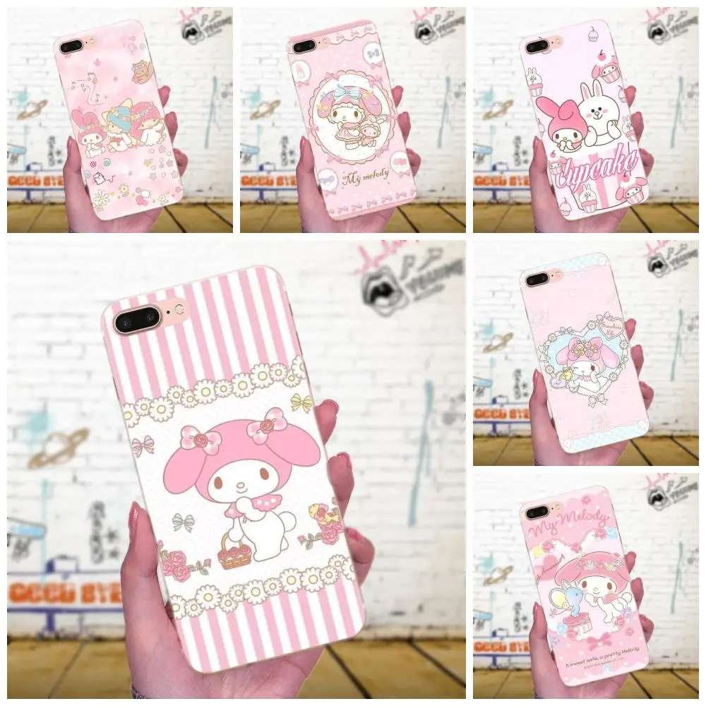 Симпатичные My Melody Little Twin Stars TPU колл бокс для LG Nexus 5 5X G2 G3 mini spirit G4 G5 G6 K4 K7 K8 K10 2017 V10 V20