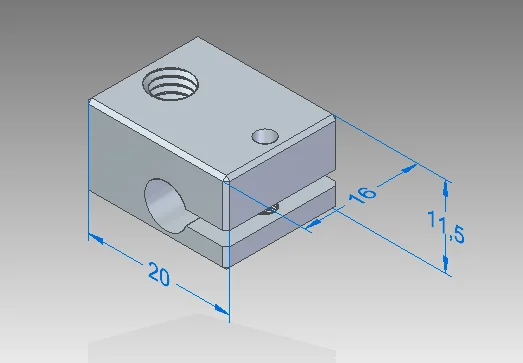 E3D V6 Hotend XCR3D 3d принтер экструдер части 0,4/1,75 мм j-головка дистанционного управления 12 в 24 В