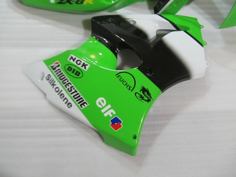 Комплект пластиковых обтекателей под давлением для Kawasaki Ninja ZX6R 00 01 02 комплект