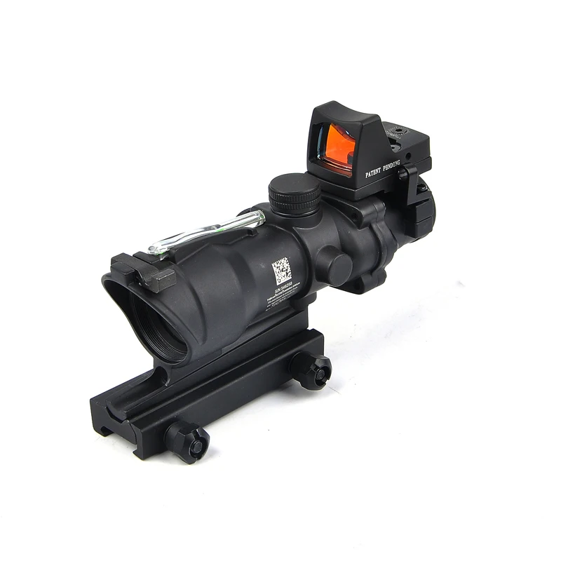 Оптический прицел с красной точкой ACOG 4X32 оптический из настоящего Красного