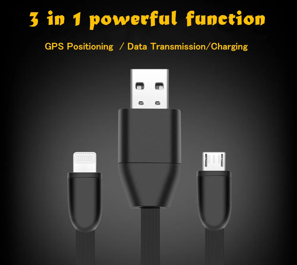 Zeepin 3 в 1 gps Автомобильное устройство слежения зарядные устройства Micro USB кабель
