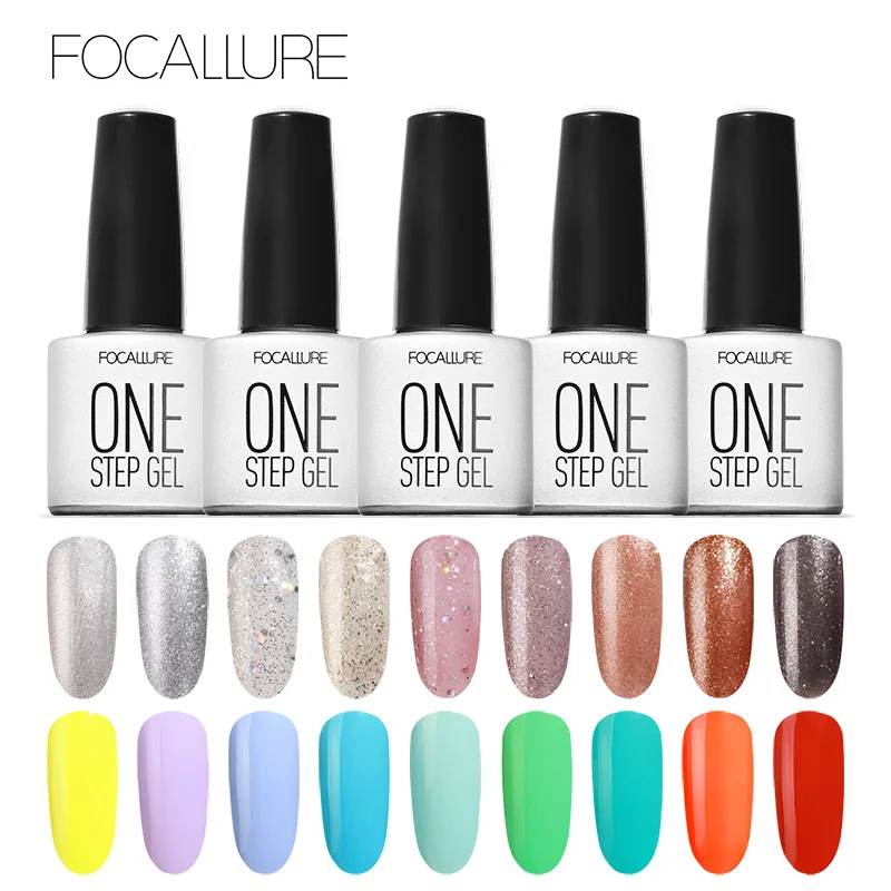 FOCALLURE одношаговый УФ-гель 3 в 1 светодиодный Гель-лак для ногтей