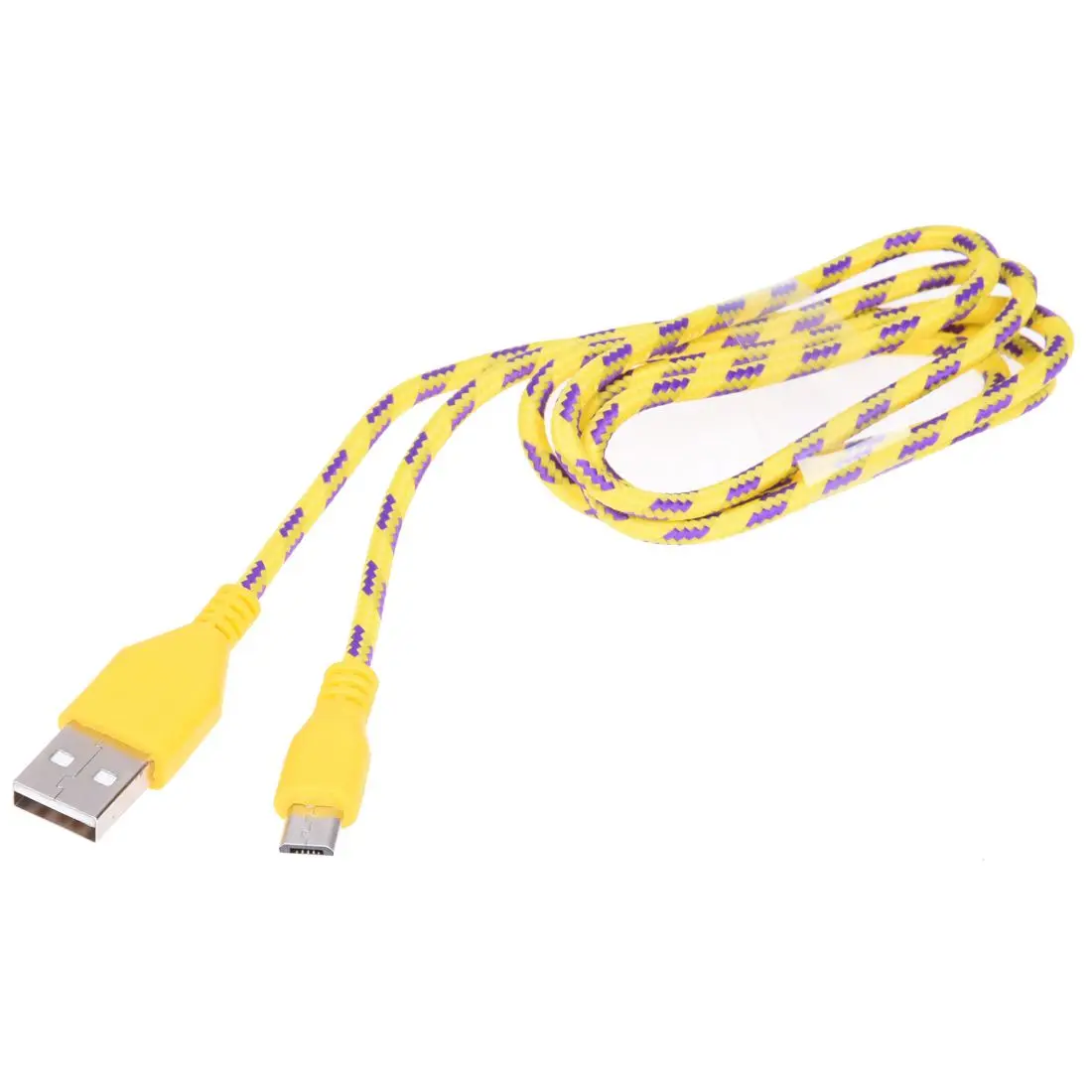 HFES 1 м Плетеный тканевый Micro USB кабель для передачи данных и синхронизации