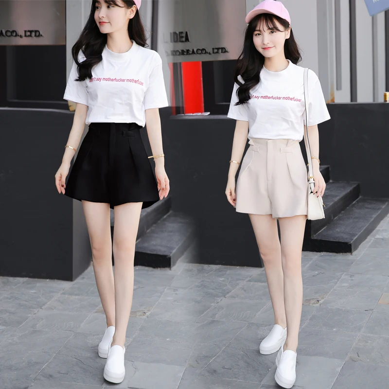 Новые поступления 2019 женская одежда Весна Лето широкие брюки новые с высокой