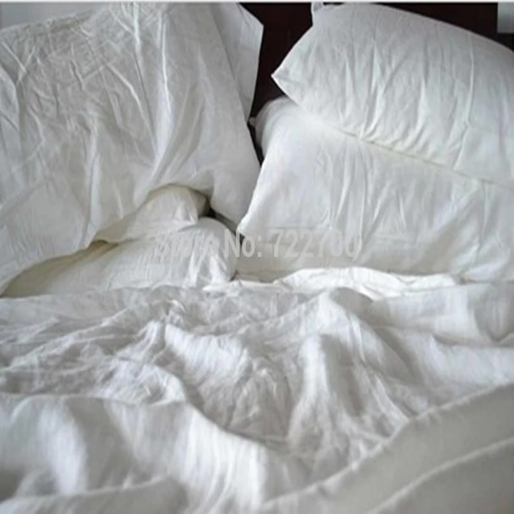 Постельное белье французский льняной пододеяльник из натурального льна