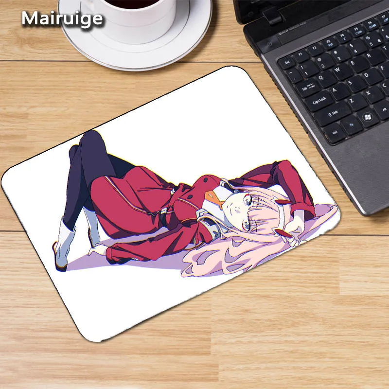 Mairuige встроенный в FRANXX 02 DIY Мини ПК 22x1 8/20x25 коврик для мыши японский аниме девушки