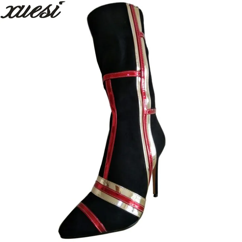 2018 зимние Для женщин сапоги женская зимняя обувь синие джинсовые zapatos mujer zapatillas
