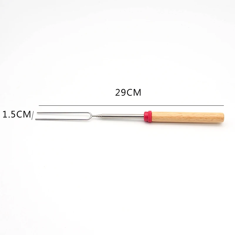 2 шт./компл. вилки для барбекю кемпинга тропинки телескопические барбекю|bbq