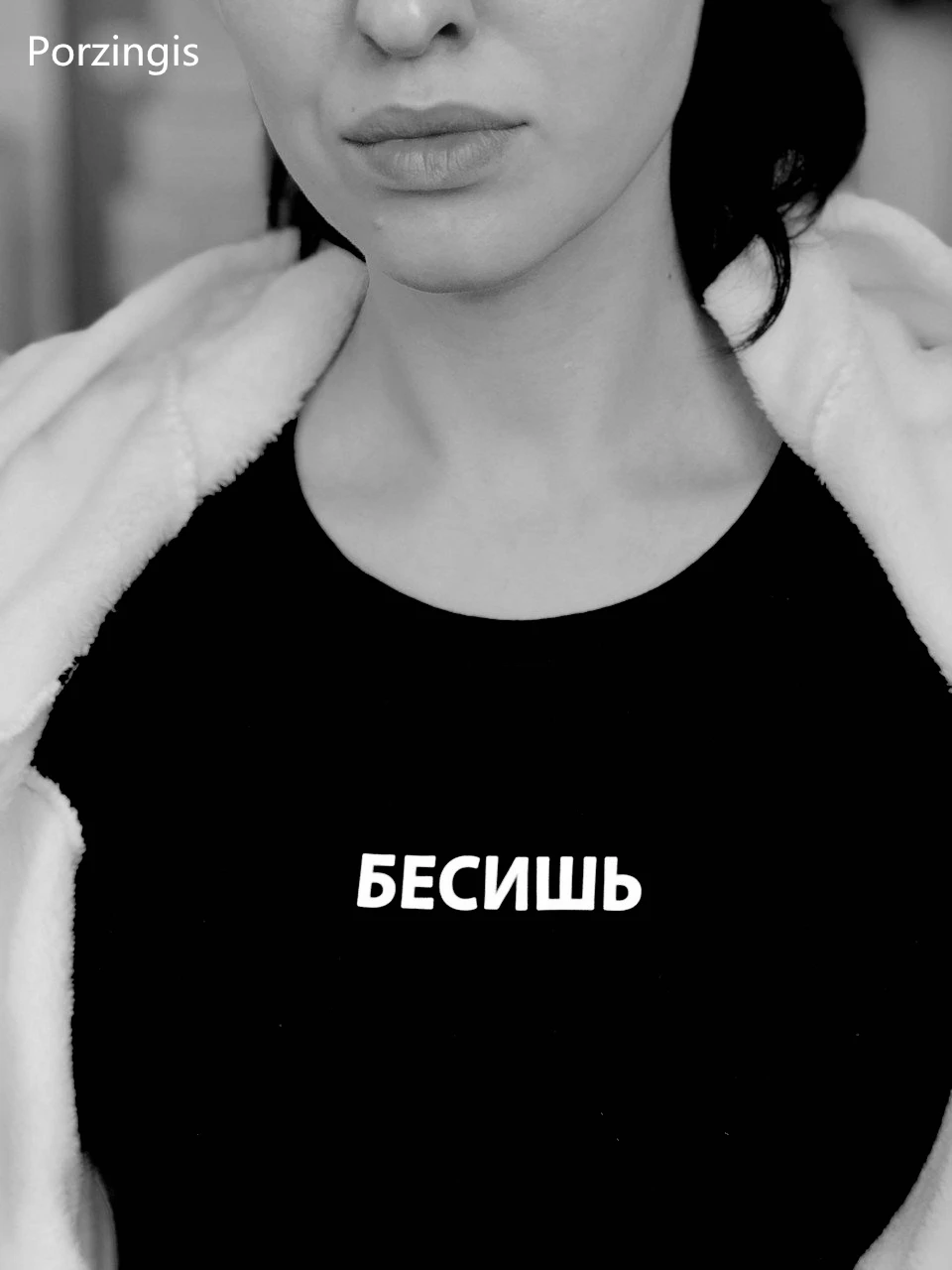2019 Летние Стильные женские футболки с русской надписью модные черные хлопковые