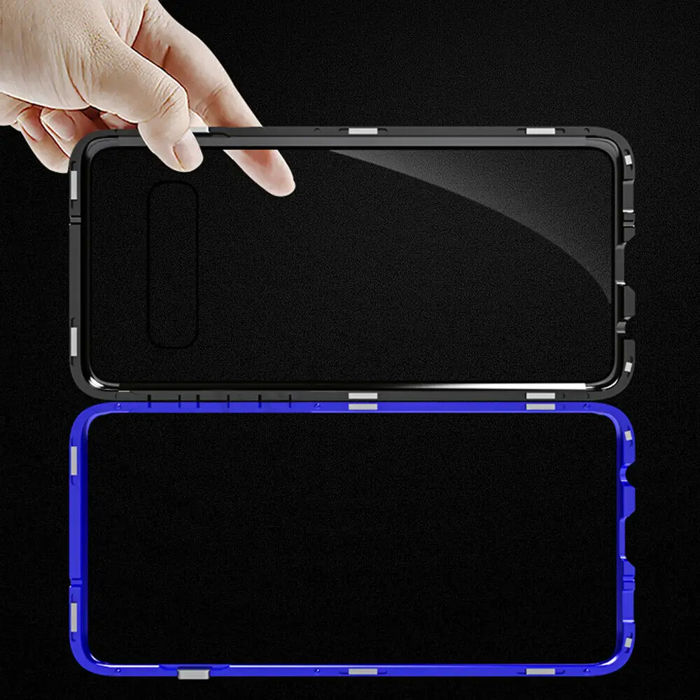 Роскошный металлический корпус чехол для телефона Магнитный для samsung Galaxy S10 S9 S8 Plus чехол S10e Note 8 для samsung Note 9 чехол