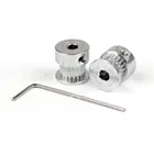 Распродажа, 20 шт., GT2, 20T, 5 мм, алюминиевый шкив ремня ГРМ с отверстием для 3D принтера, запчасти для принтера