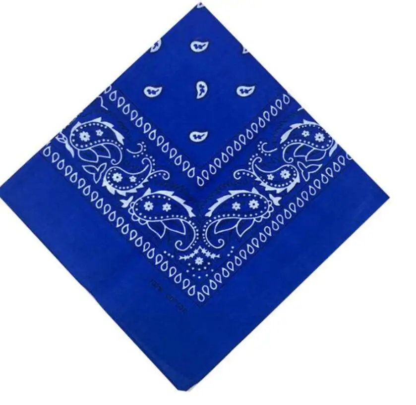 fashion Hip Hop Black Paisley Bandana Headwear Hair Band Scarf Neck Wrist Wrap Headtie Square scarf High quality | Аксессуары для