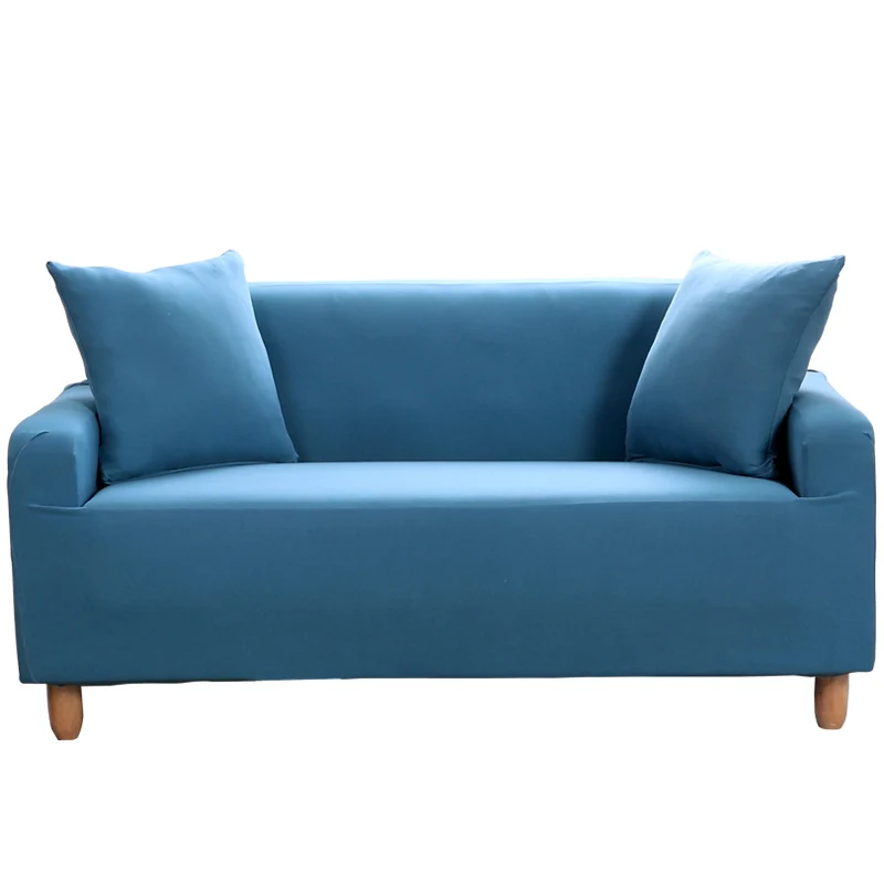 Сплошной цвет slipcovers диван покрывает все включено Противоскользящий эластичный