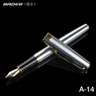 Перьевая ручка Baoer 388, оригинал, 5 цветов, полностью Металлическая черная ручка, Золотой зажим, 0,5 мм, средний наконечник, офисные принадлежности, чернильная ручка