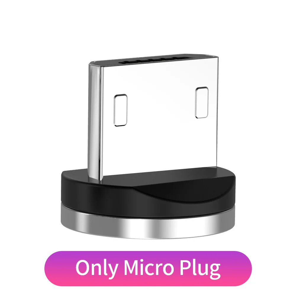 YBD Магнитный usb зарядный кабель для Xiaomi Redmi Note 7 Mi9 Micro USB C кабель USB провод для iPhone зарядное устройство samsung huawei Oneplus - Цвет: 1pc micro plug only
