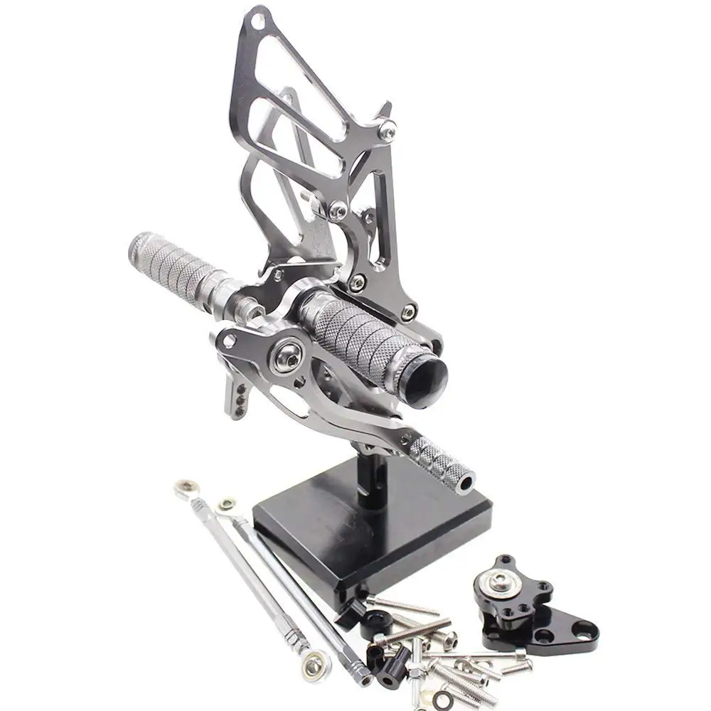 Для Honda CBR600RR CBR600 мотоцикл подножки ЧПУ Регулируемая Rearset подставки для ног CBR 600RR 600 Подножки педаль