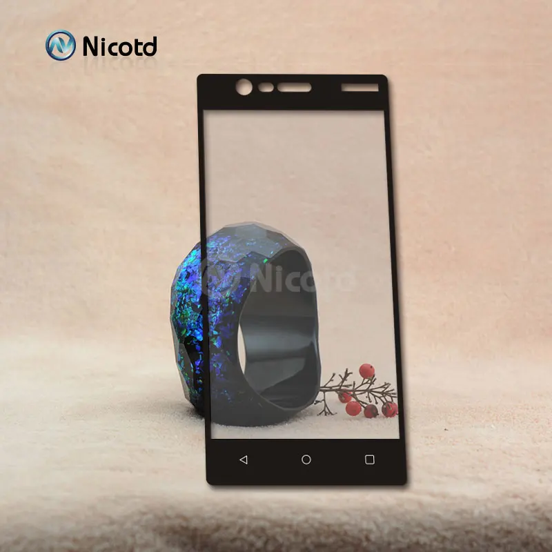Nicotd For Nokia 3 Full cover 2.5D Explosion Proof Tempered Glass for nokia three screen protector toughened protective film