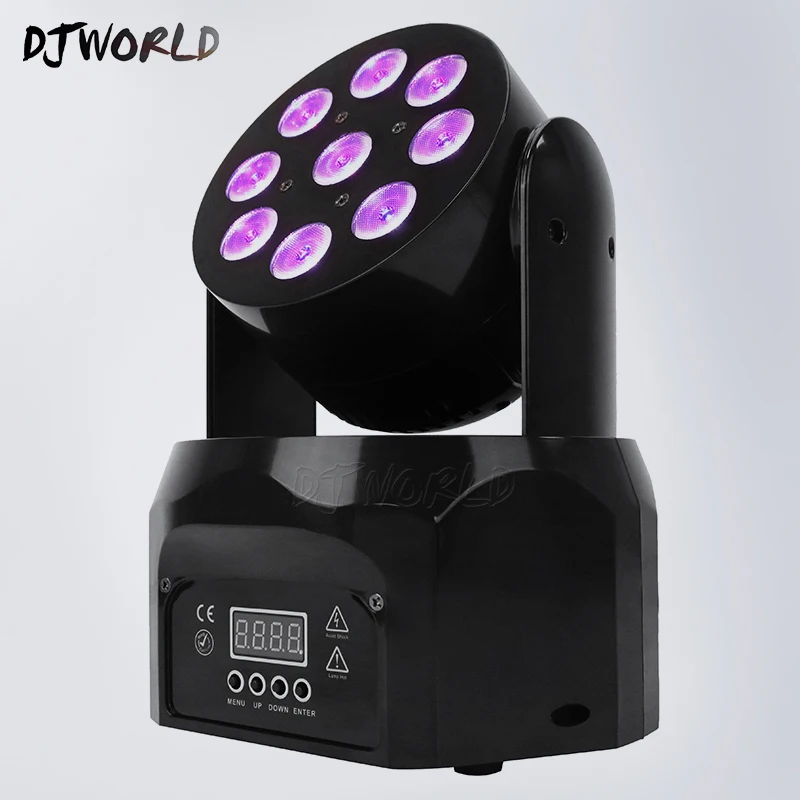 DJworld светодиодный светильник 9x12 Вт RGBW 4в1 движущаяся головка 10/12CH DMX512 сценический