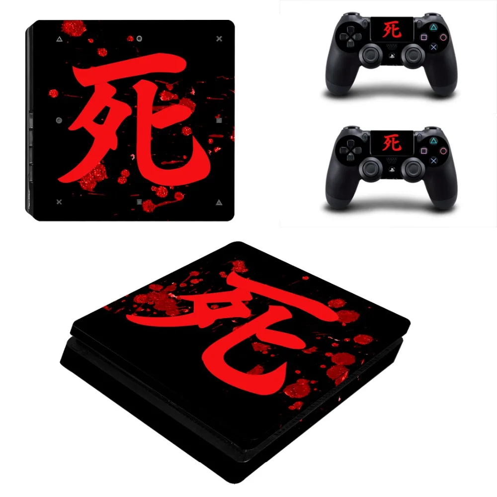 Sekiro тени для век под давлением дважды PS4 тонкая кожа Стикеры виниловые обои