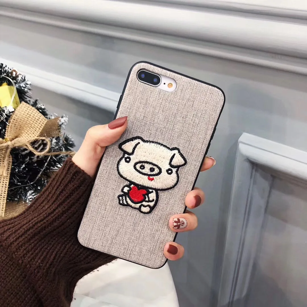 Чехол для iphone 6s в китайском стиле с вышивкой милый чехол 6 7 8 plus и x xr xs |