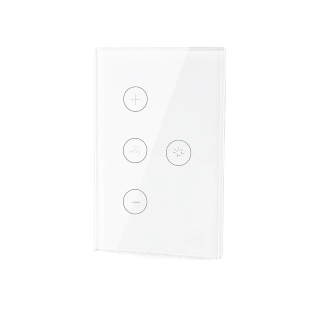 Wall-mounted LED ceiling fan light American standard multi-channel intelligent WiFi control family assistant wholesale#FS23